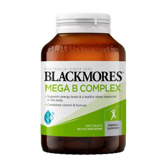 Blackmores Mega B-Complex 200 Tablets - Boost Energy | Pharmacy Direct