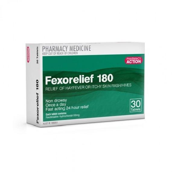 Pharmacy Action Fexorelief 180mg Tablets 30