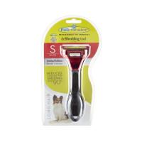 Furminator Deshedding Tool For Long Hair Small Dog Metallic Red