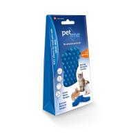 Pet and Me Silicone Pet Brush Blue