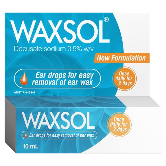 Buy Waxsol Ear Drops 10ml Online Pharmacy Direct AU