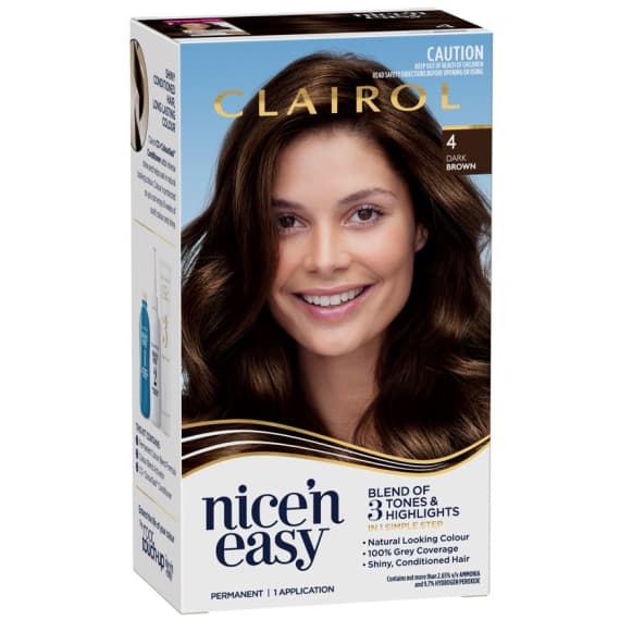 Clairol Nice N Easy 4 Dark Brown