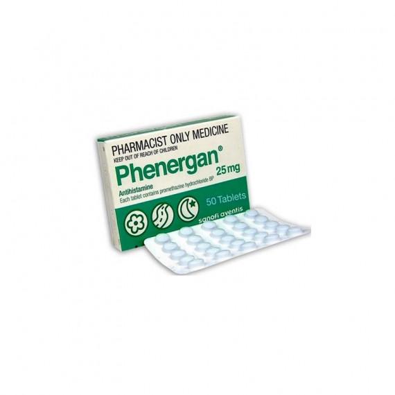 Phenergan 25mg Tablets 50 (S3)
