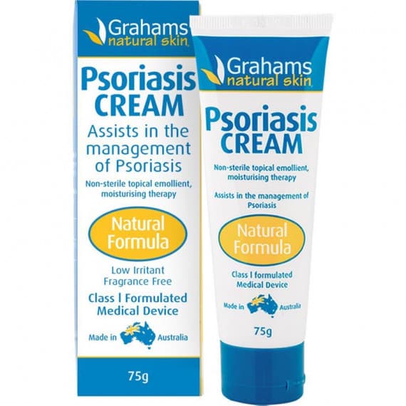 Grahams Natural Psoriasis Cream 75g to Soothe Skin - Pharmacy Direct
