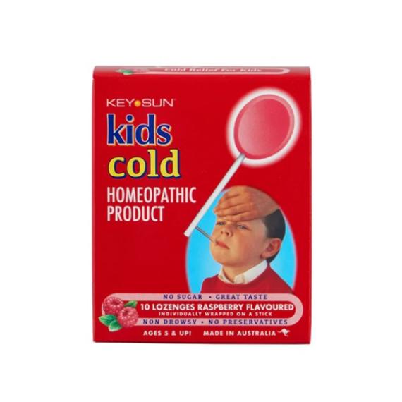 Key Sun Kids Cold Raspberry Lozenges 10 Pack at Pharmacy Direct