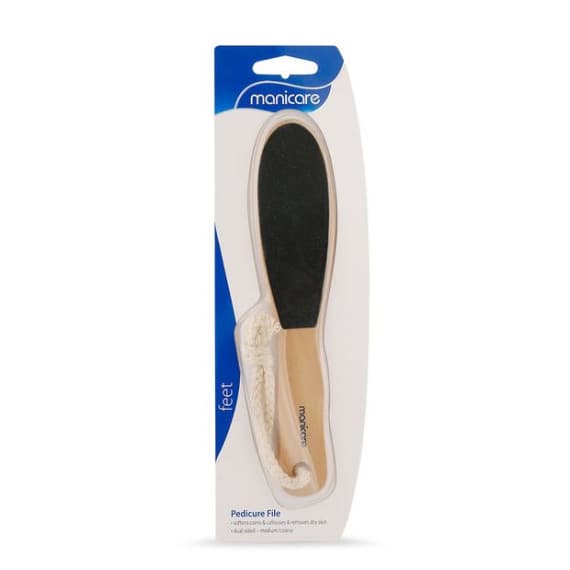 Manicare Wooden Foot File exfoliation and smooth skin care – Pharmacy Direct