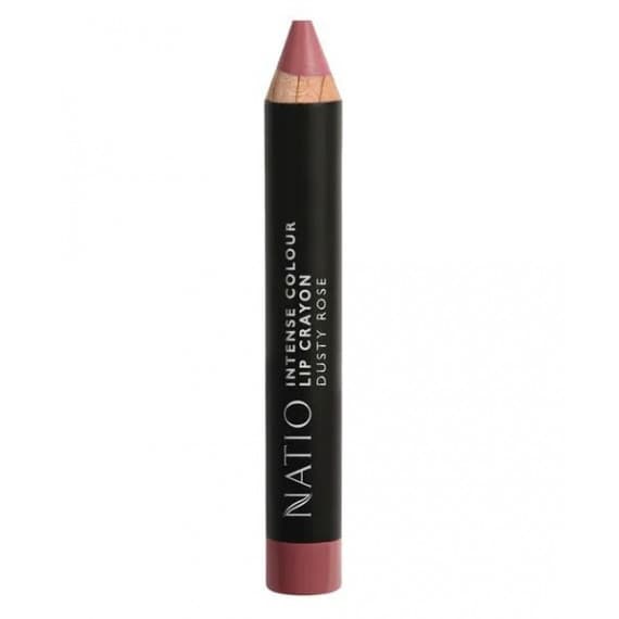Natio Lip Crayon Dusty Rose 2.68g - vibrant colour and hydration at Pharmacy Direct
