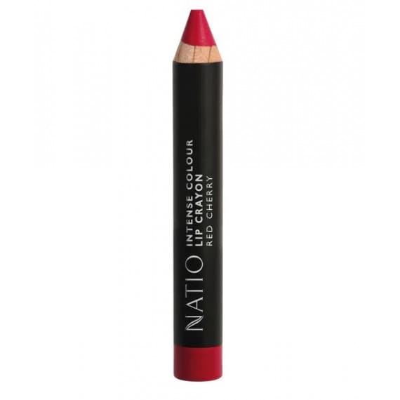 Natio Lip Crayon Red Cherry vibrant colour and hydration - Pharmacy Direct