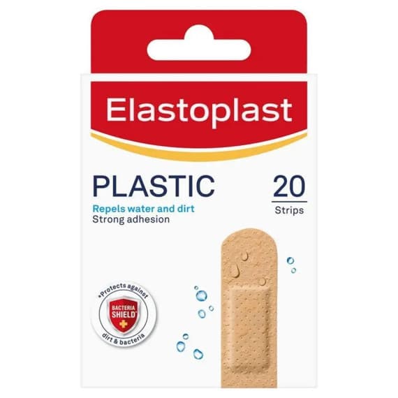 Buy Elastoplast Plastic Water Resistant Plasters 20 Pack Online Pharmacy Direct AU