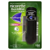Nicorette Nicotine QuickMist Cool Berry Spray 150 Sprays