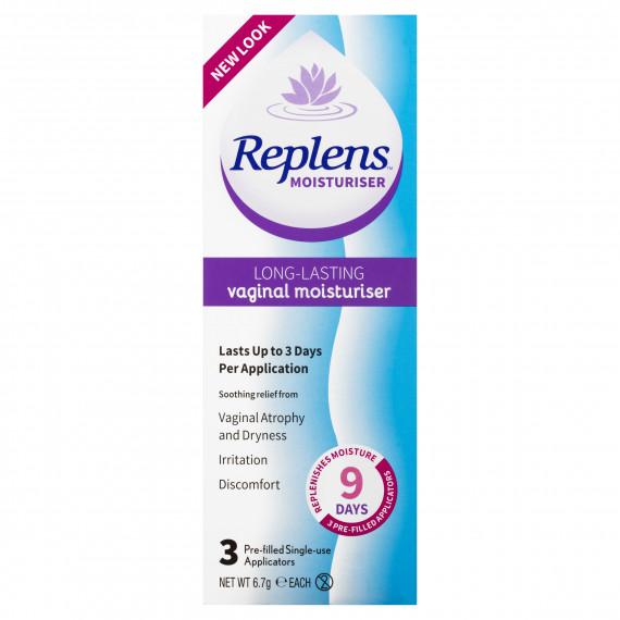 Replens Vaginal Moisturiser 3-Pack to Hydrate & Soothe - Available Online at Pharmacy Direct
