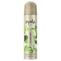 Impulse Body Spray Aerosol Deodorant Illusions 75ml