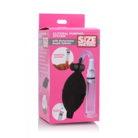 Size Matters Clitoral Pumping System With Detachable Acrylic Cylinder