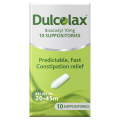Dulcolax Laxative Suppositories 10mg 10 Pack