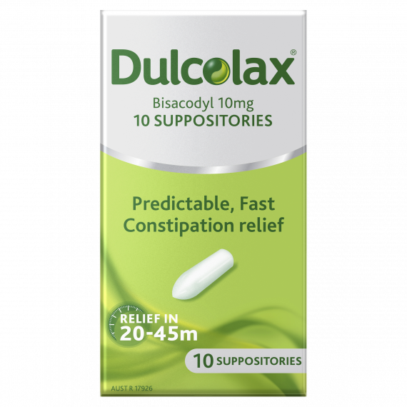 Dulcolax Laxative Suppositories 10mg 10 Pack