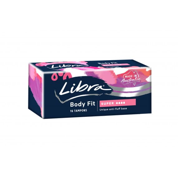 Libra Body Fit Super Tampons 16 Pack - Buy Online at Pharmacy Direct