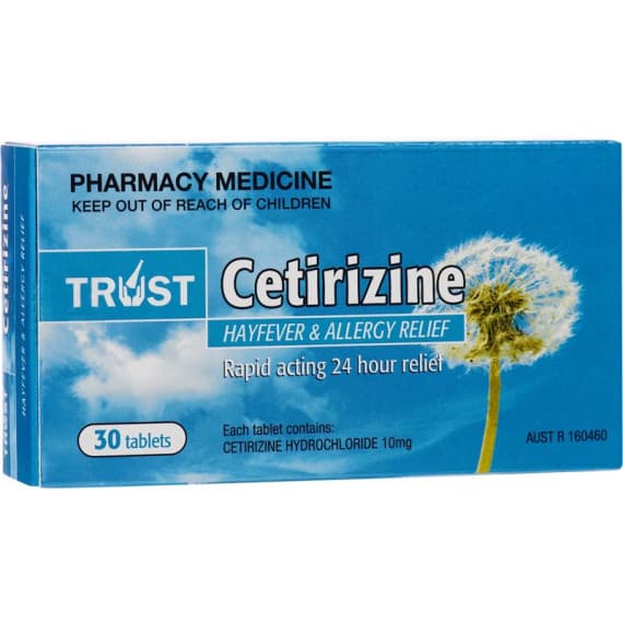 Trust Cetirizine 10mg 30 Tablets