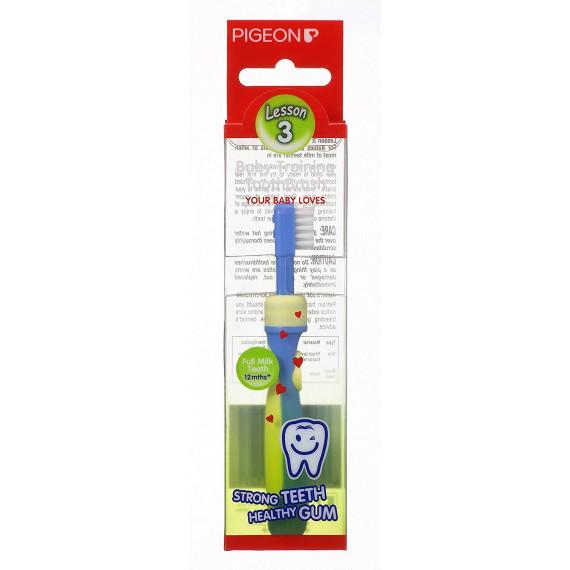 Pigeon Training Toothbrush Step 3 Blue