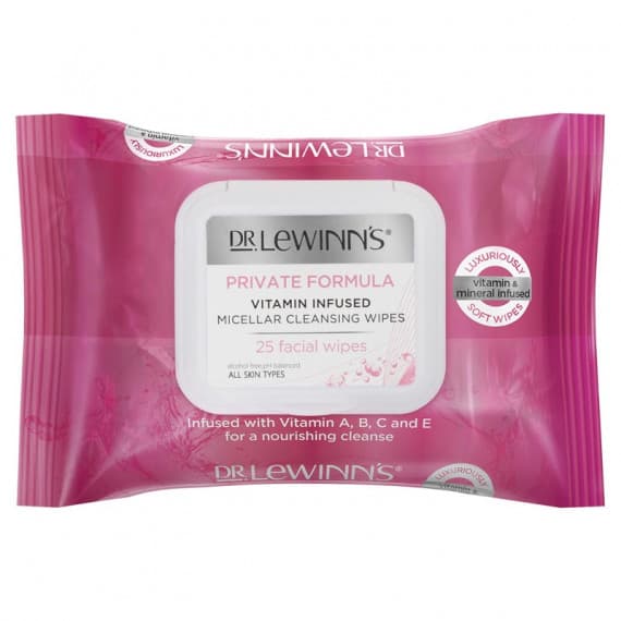 Buy Dr. Lewinns Private Formula Vitamin Infused Cleansing Wipes 25 Pack Online Pharmacy Direct AU