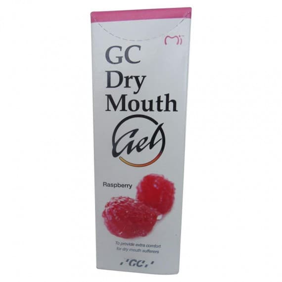 GC Dry Mouth Gel Raspberry 40g oral dryness relief – Pharmacy Direct