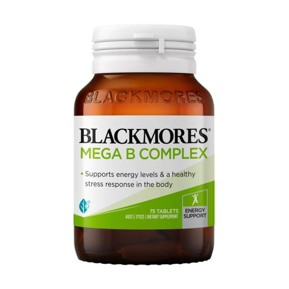 Blackmores Mega B-Complex 75 Tablets - Buy Online at Pharmacy Direct