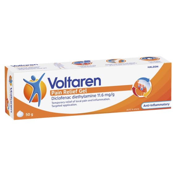 Buy Voltaren Pain Relief Gel 50g Online Pharmacy Direct AU