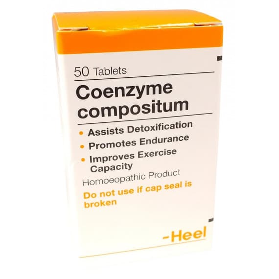 Heel Coenzyme Compositum 50 Tablets for Energy Support at Pharmacy Direct