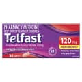 Telfast 120mg 30 Tablets