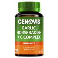 Cenovis Garlic and Horseradish Plus C Complex 120 Capsules