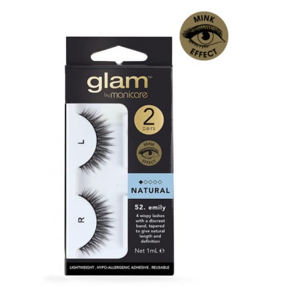 Manicare Glam 52 Emily Mink Effect Eyelashes 2-Pack - Buy Online at Pharmacy Direct