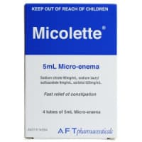 Micolette Micro Enema 4 x 5ml