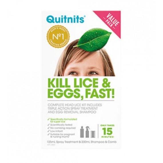 Quit Nits Complete Lice Kit effective head lice treatment – Pharmacy Direct