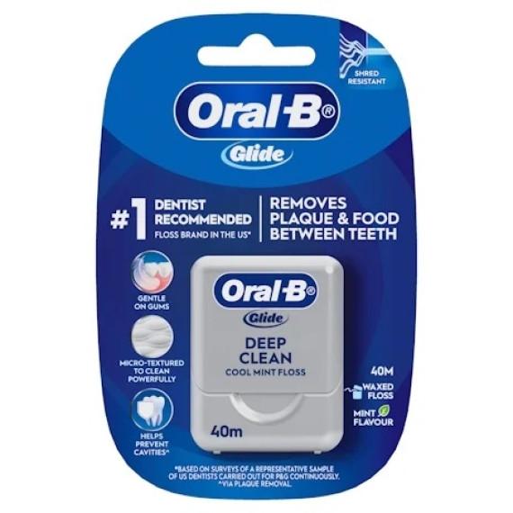 Oral-B Glide Pro-Health Deep Clean Mint Floss 40m at Pharmacy Direct