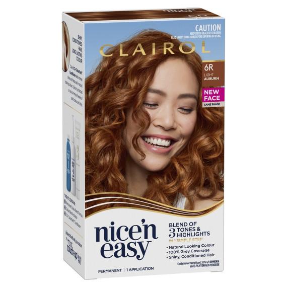 Clairol Nice N Easy 6R Light Auburn