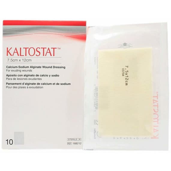 Kaltostat 7.5 x 12cm Wound Dressing 10 Pieces available at Pharmacy Direct