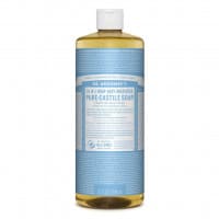 Dr. Bronners Pure Castile Baby Liquid Soap Unscented 946ml