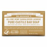 Dr. Bronners Pure Castile Bar Soap Sandalwood Jasmine 140g