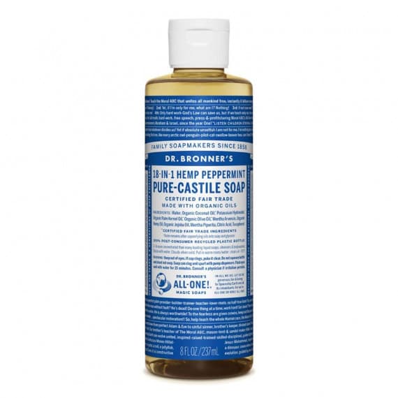 Dr. Bronners Pure-Castile Liquid Soap Peppermint 237ml