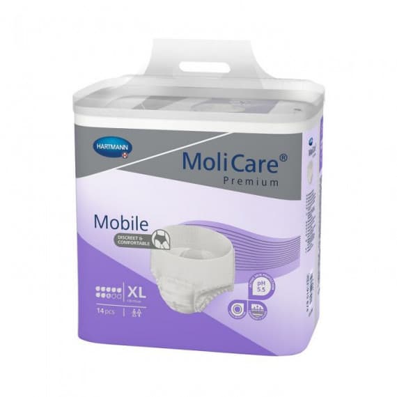 Molicare Premium Mobile 8 Drops Extra Large 14 Pack protection - Pharmacy Direct