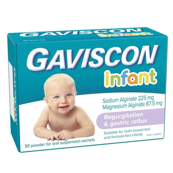 Buy Gaviscon Infant Powder Sachets for Regurgitation and Gastric Reflux 30 Pack Expiry Date 01/03/26 Online Pharmacy Direct AU