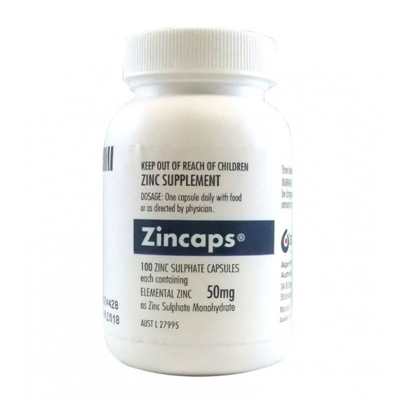 Zincaps 100 Capsules