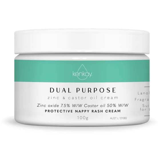 Kenkay Dual Purpose Zinc and Castor Oil Cream Jar 100g