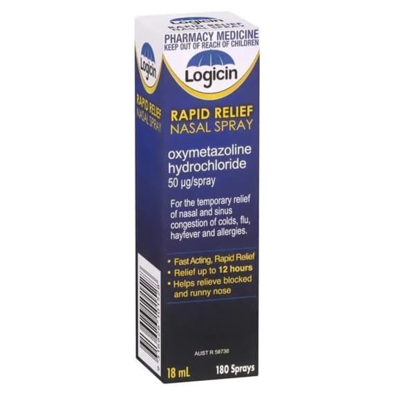 Logicin Rapid Relief Nasal Spray 18ml