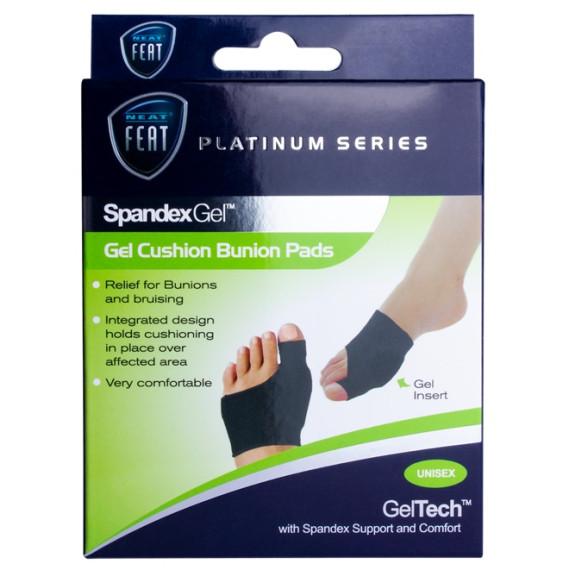 Neat Feat Spandex Gel Cushion Bunion Pads Medium for foot comfort - Pharmacy Direct