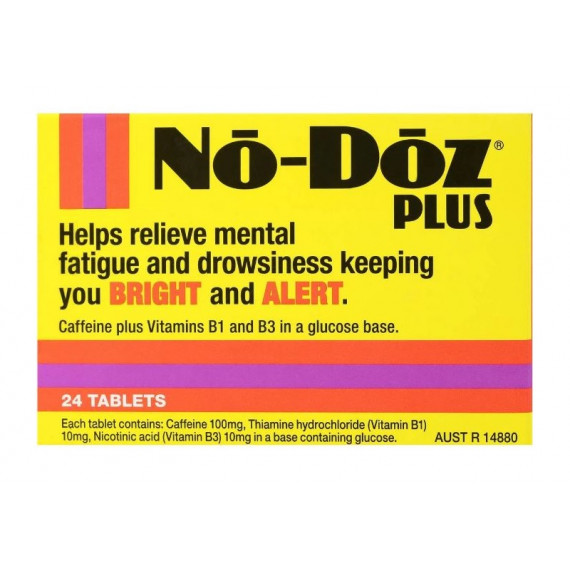 Buy No Doz Plus 24 Tablets Online Pharmacy Direct AU