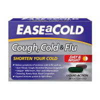 Ease A Cold Cough Cold  and Flu Day and Night 24 Liquid Capsules
