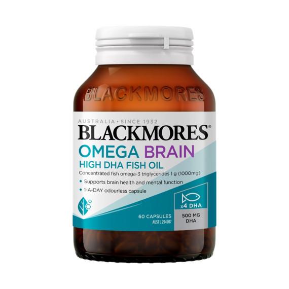 Blackmores Omega Brain High DHA Fish Oil 60 Capsules - Buy Online at Pharmacy Direct