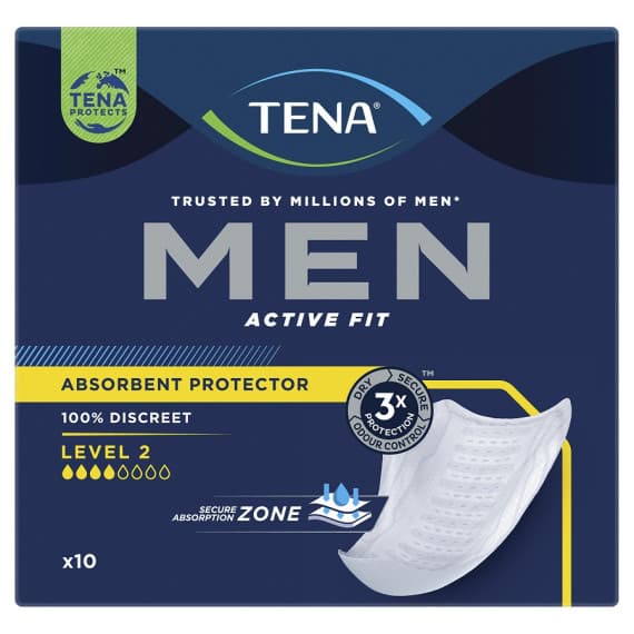 TENA Men Absorbent Protector Guard Level 2 10 Pack available at Pharmacy Direct