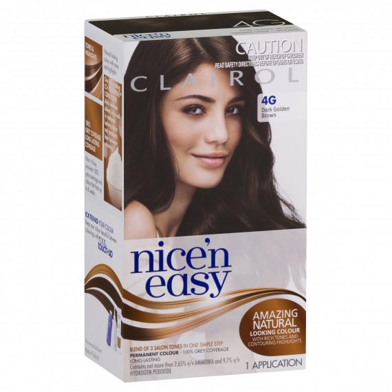 Clairol Nice N Easy 4G Dark Golden Brown
