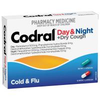 Codral PE Cold and Flu Plus Cough Day and Night 48 Capsules